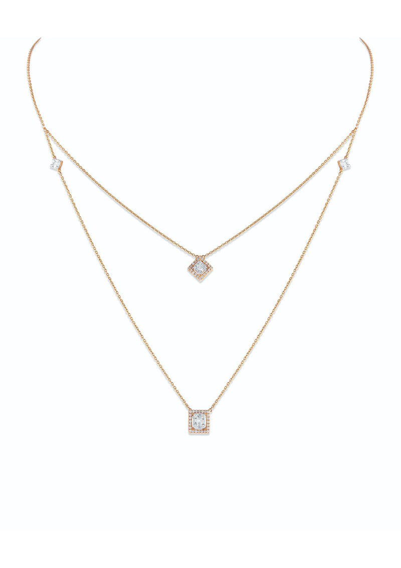 Cascading Elegance Diamond Necklace