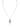 Eclipse Pear Diamond Pendant Necklace