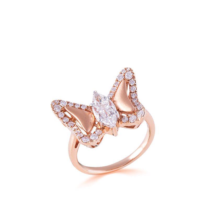 Butterfly Grace Diamond Ring